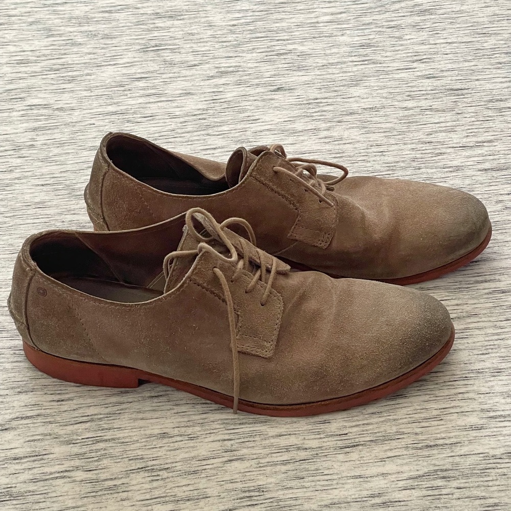 Diesel Tan Suede Men’s Lace Up Oxfords